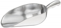 Adcraft ALS-6 12 oz Capacity, 6 Length x 3 Width, Mirror Finish, Heavy Duty Cast Aluminum Scoop with Contoured Handle