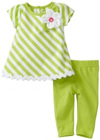 Sweet Heart Rose Baby-Girls Rose Dress Legging Set, Green/White, 12 Months Sweet Heart Rose Baby-Girls Rose Dress Legging Set, Green/White, 12 Months