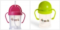 ZoLi BOT 2 Pack Sippy Cup (Green, Pink) ZoLi BOT 2 Pack Sippy Cup (Green, Pink)