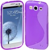 Cimo S-Line Back Flexible Cover TPU Case for Samsung Galaxy S III S3 (AT&T, T-Mobile, Sprint, Verizon, US Cellular, International) - Purple