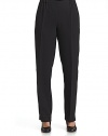 THE LOOKElastic waistCreased legsRelaxed fitTHE FITRise, about 11Inseam, about 35Unfinished hemsTHE MATERIALPolyesterCARE & ORIGINMachine washImported