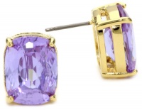 Juicy Couture Shoreline Shades Emerald Cut Lavendar Stud Earrings Juicy Couture Shoreline Shades Emerald Cut Lavendar Stud Earrings