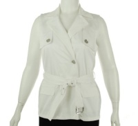 Michael Kors Sleeveless Jacket White PM Michael Kors Sleeveless Jacket White PM