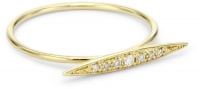 Mizuki 14k Gold and White Diamond Icicle Ring Mizuki 14k Gold and White Diamond Icicle Ring
