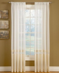 M & J Lissette 42x95 Ivory Rod Pocket Panel M & J Lissette 42x95 Ivory Rod Pocket Panel