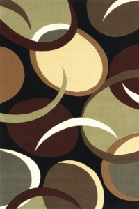 Area Rug 2x3 Rectangle Contemporary Black Color - Momeni Elements Rug from RugPal Area Rug 2x3 Rectangle Contemporary Black Color - Momeni Elements Rug from RugPal