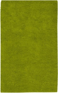 Area Rug 3x5 Rectangle Shag Lime Green Color - Surya Aros Rug from RugPal Area Rug 3x5 Rectangle Shag Lime Green Color - Surya Aros Rug from RugPal
