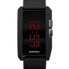 Diesel Quartz Digital LED Dial Black Men's Watch - DZ7164