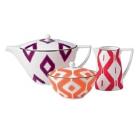Featuring otherworldly ikat prints, Jasper Conran's Kilim collection represents the designer's unique interpretation of Kilim carpets in vibrant hues and tribal motifs. Featuring otherworldly ikat prints, Jasper Conran's Kilim collection represents the designer's unique interpretation of Kilim carpets in vibrant hues and tribal motifs.