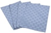Reflections Placemats 4-Pack, Stone Blue