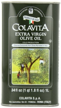 Colavita Extra Virgin Olive Oil, 34-Ounce Tins (Pack of 2) Colavita Extra Virgin Olive Oil, 34-Ounce Tins (Pack of 2)