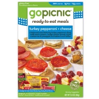 GoPicnic Ready-to-Eat Meals, Turkey Pepperoni + Cheese, 3-Ounce Boxes (Pack of 6) GoPicnic Ready-to-Eat Meals, Turkey Pepperoni + Cheese, 3-Ounce Boxes (Pack of 6)
