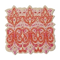 Accessorize your table and add a dose of glamour with this handmade Kim Seybert placemat.