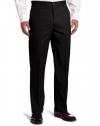 Dockers Men's Mobile Pocket Khaki D4 Relaxed Fit Flat Front Pant, Black, 36x32