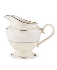 Welcome your guests to the table with the formal elegance of Lenox's Pearl Innocence dinnerware and dishes collection. This fine bone china brings together a graceful tone-on-tone design with hand enameled pearl-like accents and rich bands of polished platinum. Welcome your guests to the table with the formal elegance of Lenox's Pearl Innocence dinnerware and dishes collection. This fine bone china brings together a graceful tone-on-tone design with hand enameled pearl-like accents and rich bands of polished platinum.