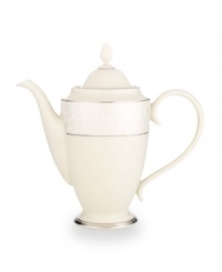Welcome your guests to the table with the formal elegance of Lenox's Pearl Innocence dinnerware and dishes collection. This fine bone china brings together a graceful tone-on-tone design with hand enameled pearl-like accents and rich bands of polished platinum. Welcome your guests to the table with the formal elegance of Lenox's Pearl Innocence dinnerware and dishes collection. This fine bone china brings together a graceful tone-on-tone design with hand enameled pearl-like accents and rich bands of polished platinum.