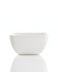 Set 5-star standards for your table with this sleek square berry bowl from Hotel Collection. Balancing a delicate look and exceptional durability, the translucent Bone China collection is designed to cater virtually any occasion. Set 5-star standards for your table with this sleek square berry bowl from Hotel Collection. Balancing a delicate look and exceptional durability, the translucent Bone China collection is designed to cater virtually any occasion.