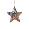 Jim Shore Heartwood Creek Nativity Star with Nativity Scene Hanging Ornament, 4-3/4 Inches