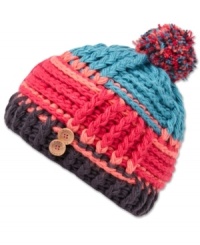 She can commute in cute style in this multicolor beanie from Roxy, perfect for her on-the-go outfits. She can commute in cute style in this multicolor beanie from Roxy, perfect for her on-the-go outfits.