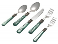 Rosanna Pearlized Green Napoleon 5-Piece Place Setting, Service for 1 Rosanna Pearlized Green Napoleon 5-Piece Place Setting, Service for 1