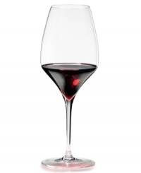Riedel elevates intense, fruity reds with the long, pulled stems of Vitis wine glasses. Cleverly designed in luminous crystal, the set balances the sweet finish with tannins and celebrates the rich, blackberry aromas of Shiraz. Riedel elevates intense, fruity reds with the long, pulled stems of Vitis wine glasses. Cleverly designed in luminous crystal, the set balances the sweet finish with tannins and celebrates the rich, blackberry aromas of Shiraz.