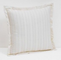 Hudson Park 800TC Solid Ivory Double Hemstitch Decorative Throw Pillow, 16 x 16 Hudson Park 800TC Solid Ivory Double Hemstitch Decorative Throw Pillow, 16 x 16