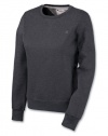 Champion Women's Eco Fleece Crewneck Sweatshirt, Granite Heather, Medium