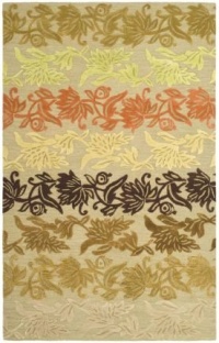 Safavieh Soho Collection SOH824A Handmade Sage New Zealand Wool Area Rug, 5-Feet by 8-Feet Safavieh Soho Collection SOH824A Handmade Sage New Zealand Wool Area Rug, 5-Feet by 8-Feet