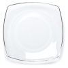 Bormioli Rocco Eclissi Clear Square Dessert Plates, Set of 12