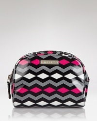 Patterns are major this season, and Milly's diamond-printed beauty bag is an easy way to work the look in an everyday way. Patterns are major this season, and Milly's diamond-printed beauty bag is an easy way to work the look in an everyday way.