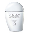 Oil-free daily protector against three major causes of skin cell damage: UV Rays, oxidation, and over production of sebum. This ultra-light formulation spreads smoothly and contains mineral powders and herbal extracts to maintain a pore-free and shine-free finish. Formulated with Shiseido's highly effective multi-defense sun protection system and advanced skincare ingredients which prevent damage and free radical production. Suitable for oily skin types. 1 oz.