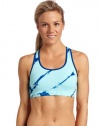 Champion Women's Seamless Tye Dye Bra, Juniper Tye Dye, Medium