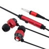 eForCity Red In-Ear Bud Headphone Compatible with iPod touch® 2G iPhone® 4S - AT&T, Sprint, Version 16GB 32GB 64GB + Mic