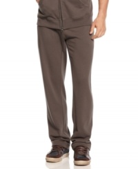 Stay on track with high-end sporty style wearing these fleece pants from Armani Jeans. Stay on track with high-end sporty style wearing these fleece pants from Armani Jeans.