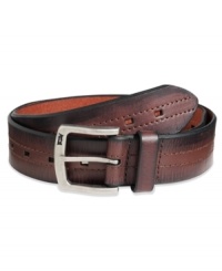 Add some casual cool accessories to your look with this perforated belt from Levi's. Add some casual cool accessories to your look with this perforated belt from Levi's.