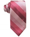 Raise awareness until there's finally a cure for breast cancer. This striped tie from Susan G. Komen is an empowering piece for every man.