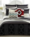 Ralph Lauren Quilt King Bedding Black Adobe Collection Black Cream