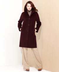 A classic wool-blend walker adds polish to any ensemble while keeping you stylishly warm! Get the look with this Jones New York timeless topper. A classic wool-blend walker adds polish to any ensemble while keeping you stylishly warm! Get the look with this Jones New York timeless topper.