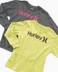 Stay cool. This jersey tee from Hurley is perfect for long days and cool nights. Stay cool. This jersey tee from Hurley is perfect for long days and cool nights.