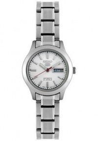 Seiko Women's SYMD87 Seiko 5 Automatic Light Silver Dial Stainless Steel Watch Seiko Women's SYMD87 Seiko 5 Automatic Light Silver Dial Stainless Steel Watch