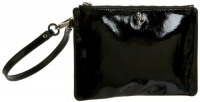 Cole Haan Jitney Zip Wristlet,Black Patent,One Size Cole Haan Jitney Zip Wristlet,Black Patent,One Size