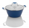 Fagor Michelle B. 5-Qt. Cast Iron Lite Soup Pot, Blue