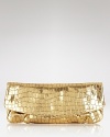 This Elie Tahari clutch brings understated luxury to your evening portfolio. Carry it for rich, after-hours accessorizing.