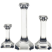 From Orrefors, the Regina Candlesticks in contemporary, beveled shapes will suit any decor. Crystal. Sold in pairs. From Orrefors, the Regina Candlesticks in contemporary, beveled shapes will suit any decor. Crystal. Sold in pairs.