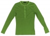 Lauren Ralph Lauren Women's Half Zip Long Sleeve Top (Green Apple)