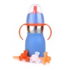 The Safe Sippy 2 2-in-1 Sippy to Straw Bottle, Blue