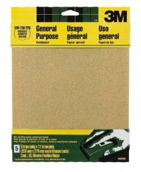 3M 9005NA 9-Inch by 11-Inch Aluminum Oxide Sandpaper, Assorted 3M 9005NA 9-Inch by 11-Inch Aluminum Oxide Sandpaper, Assorted