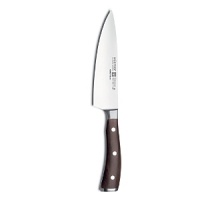 It is the most essential of all knives used in the kitchen. Slicing, mincing, dicing of all kind of food. Perfectly balanced, an extension of your hand. The jewel of our collection. The dark brown hues with distinctive wood grain markings make every knife unique. Exceptionally sharp. It is the most essential of all knives used in the kitchen. Slicing, mincing, dicing of all kind of food. Perfectly balanced, an extension of your hand. The jewel of our collection. The dark brown hues with distinctive wood grain markings make every knife unique. Exceptionally sharp.