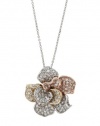 Effy Jewlery Jardin Pave Rose Diamond Pendant, 1.57 TCW