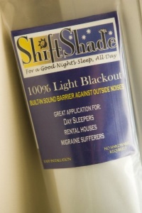 Shift Shade Total Blackout Window Covering Fits Windows up to 38 Inches Wide By 72 Inches Tall Shift Shade Total Blackout Window Covering Fits Windows up to 38 Inches Wide By 72 Inches Tall